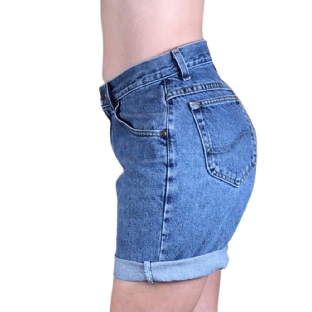 Vintage Lee, mom, Jean Shorts, High waist - Picture 5 of 11